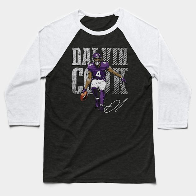 Dalvin Cook Minnesota Bold Baseball T-Shirt by Buya_Hamkac